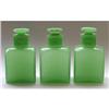 Image 1 : McKee Jadite Glass Art Deco Lotion Bottle Set #2011103