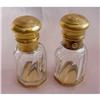 Image 1 : Pair French 18K Scent Bottles c.1850 #2022687