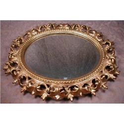 VICTORIAN Mirror EASEL Back LARGE -ANTIQUE- #2023143