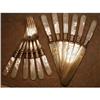 Image 1 : MOP Sheffield Knives & Forks Sterling & Plate #2023168