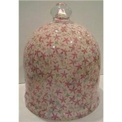 RARE John Derian Floral Tall Cheese Dome #2023212