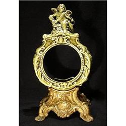 Clock Foot Majolica and Bronze #2023241