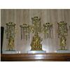 Image 1 : RARE GILT 3 PIECE MANTEL GIRANDOLE SET #2023263