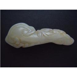 Chinese carved Celadon jade RUYI #2023329