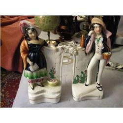 Pair Early 19th Century Staffordshire Figurines#2023347