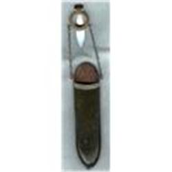 Spectacle Carrier Leather & Sterling 1898 #2023368