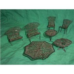 Antique  Dutch Silver Miniature Furniture #2023389