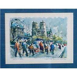 Paris watercolor signed #1754166 #2023395