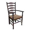 Image 1 : FRENCH COUNTRY LADDER BACK ARM DINING CHAIR #2023466