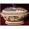 Image 1 : CHINESE EXPORT BLUE CANTON SOUP TUREEN #2037886
