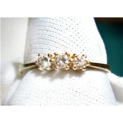 3-Diamond Band/Ring-Estate-14K YG-Affordable #2038169