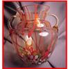 Image 1 : Deco Signed Czech Art Glass Amphora Vase #2038286