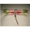 Image 1 : 14K YG Tsavorite Ruby Sapphire Diamond Brooch #2038311