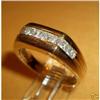 Image 1 : Mens 14K Yellow Gold Diamond Wedding Ring #2038563