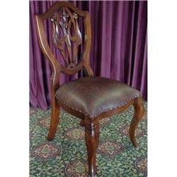 ANTIQUE VICTORIAN SHIELD BACK DINING CHAIRS #2038646