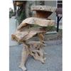 Image 1 : ART TEAK TREE ROOT PRIMITIVE GARDEN BENCH TABLE#2038708