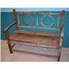 Image 1 : ANTIQUE RUSTIC PRIMITIVE MILK PAINT BENCH PEW #2038730