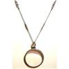 Image 1 : Sterling and Paste Necklace: Magnifying Glass #2038784