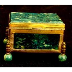 Antique Scottish Stone Hinged Mini-Box #2038829