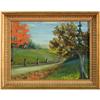 Image 1 : Country Road landscape painting signed Bell #2049287