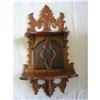 Image 1 : WALNUT SHELF, BEAUTIFUL ORNATE CARVED SHELF #2049582