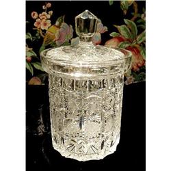 BEAUTIFUL CZECH CUT CRYSTAL ICE BUCKET #184 #2049598