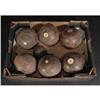 Image 1 : Set of six Victorian lawn bowls  #2049983