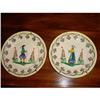 Image 1 : Pair of French  Quimper HB plates #2050159