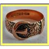 Image 1 : ANTIQUE ENGRAVED GOLD BUCKLE RING FIT MAN OR #2050320