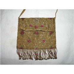 Victorian Purse Heavy Beaded and Fringed  #2063890