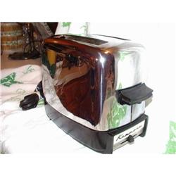 Vintage Kenmore Toaster Black, White and Chrome#2063913