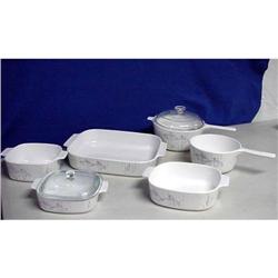 Corning Ware Iris Pattern 8 Pieces #2063918