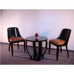 Side  Table  Black  Laquered  NEW  Art-deco #2063944