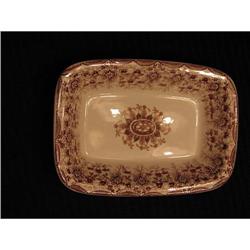 W.H. Grindley Brown Transferware rectangular #2063954