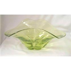 Duncan and Miller Canterbury Bowl in Chartreuse#2063968