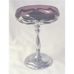 Cambridge Tall Compote Amethyst Colored with #2063969