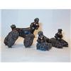 Image 1 : 1956 SET OF THREE POODLE DOG FIGURINES  MADE IN#2064012