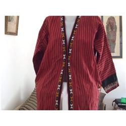 UZBEK HANDMADE EMBROIDERY CHAPAN ROBE #2064030