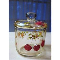 PRETTY HAND PAINTED/SIGNED JAM JAR #2064060