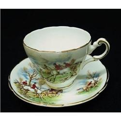 Regency China CUP & SAUCER - THE HUNT #2064071