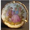 Image 1 : CHARMING LIMOGES MINIATURE PLATE - ROMANCE #2064087