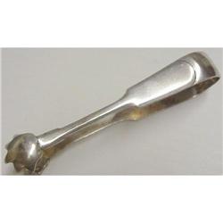 ANTIQUE SUGAR TONGS SILVER #2064098