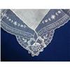 Image 1 : SUPERB*FINE LINEN&NET LACE*HANKY #2064145