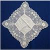 Image 1 : FINE LINEN & NET LACE - HANKY #2064147