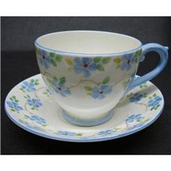 ENGLISH HAND PAINTED CUP & SAUCER #2064152
