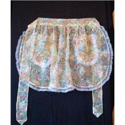 LOVELY SHABBY CHIC ORGANDY APRON #2064155