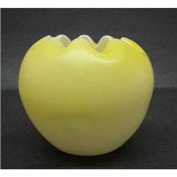 LOVELY SATIN GLASS ROUND VASE #2064156