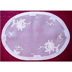 Organdy Doily Applique & Embroidery #2064171