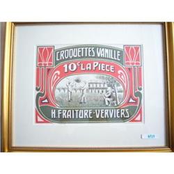 Original Lithograph - French - Croquettes #2064250