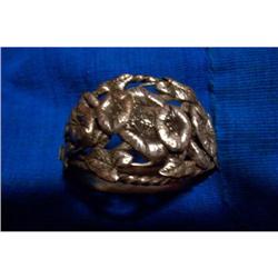 AntiqueRepouseSilver Art Noveau Bracelet #2064279